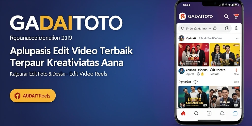 Screenshot antarmuka GADAITOTO yang menunjukkan fungsi Edit Video Reels.