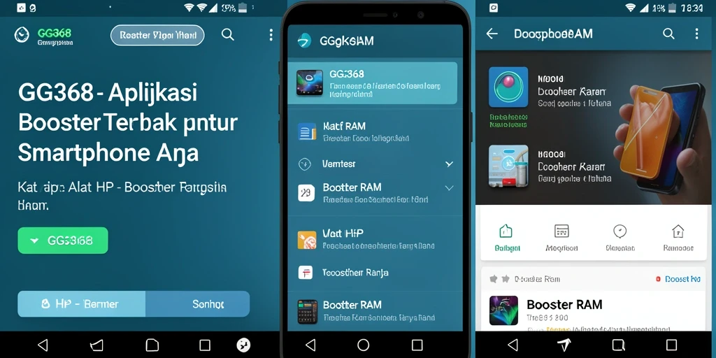 Tampilan antarmuka aplikasi GG368 yang intuitif dan menarik.