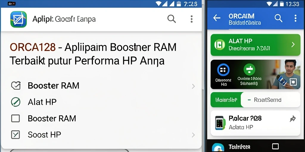 Tampilan antarmuka utama ORCA128 yang modern dan fungsional.
