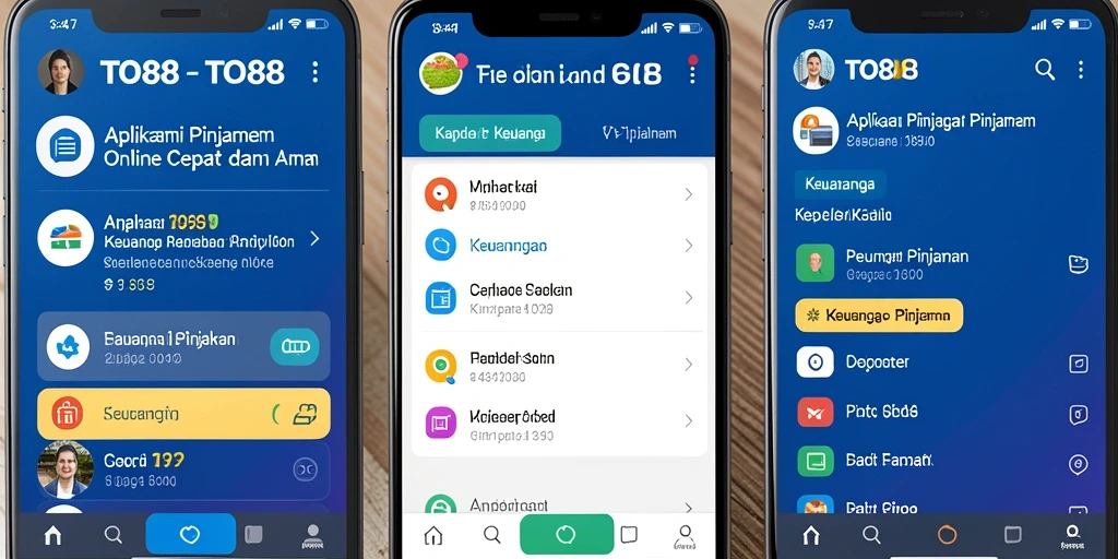 Tampilan antarmuka pengguna TO88 yang sederhana dan fungsional.