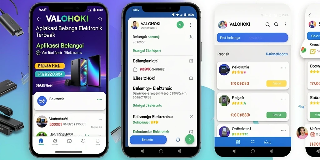 Tampilan antarmuka aplikasi VALOHOKI yang menarik dan mudah dinavigasi.